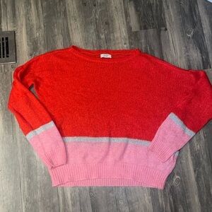 New  Womens Jacqueline de yong light sweater pullover - Large Holiday sweater!